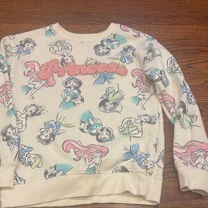 Disney Princess Kids Sweater - Cream, Pink, Blue